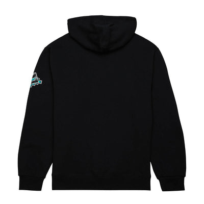 NBA GAME TIME FLEECE HOODIE VINTAGE LOGO SPURS Black FPHD7317-SASYYPPPBLCK - Image 2