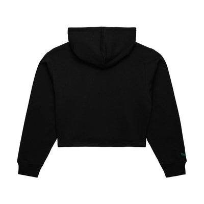 NBA WOMEN'S CROP HOODIE CELTICS - Black - Image 2