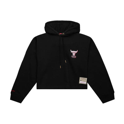 NBA WOMEN'S CROP HOODIE BULLS - Image 1