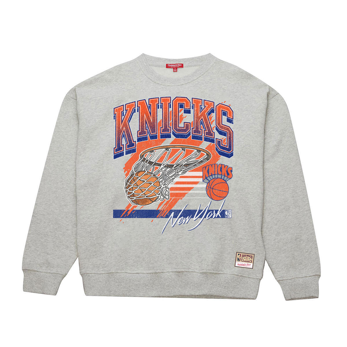 NBA BRUSH BUCKET LT CREW NEW YORK KNICKS - Grey Heather - Image 1