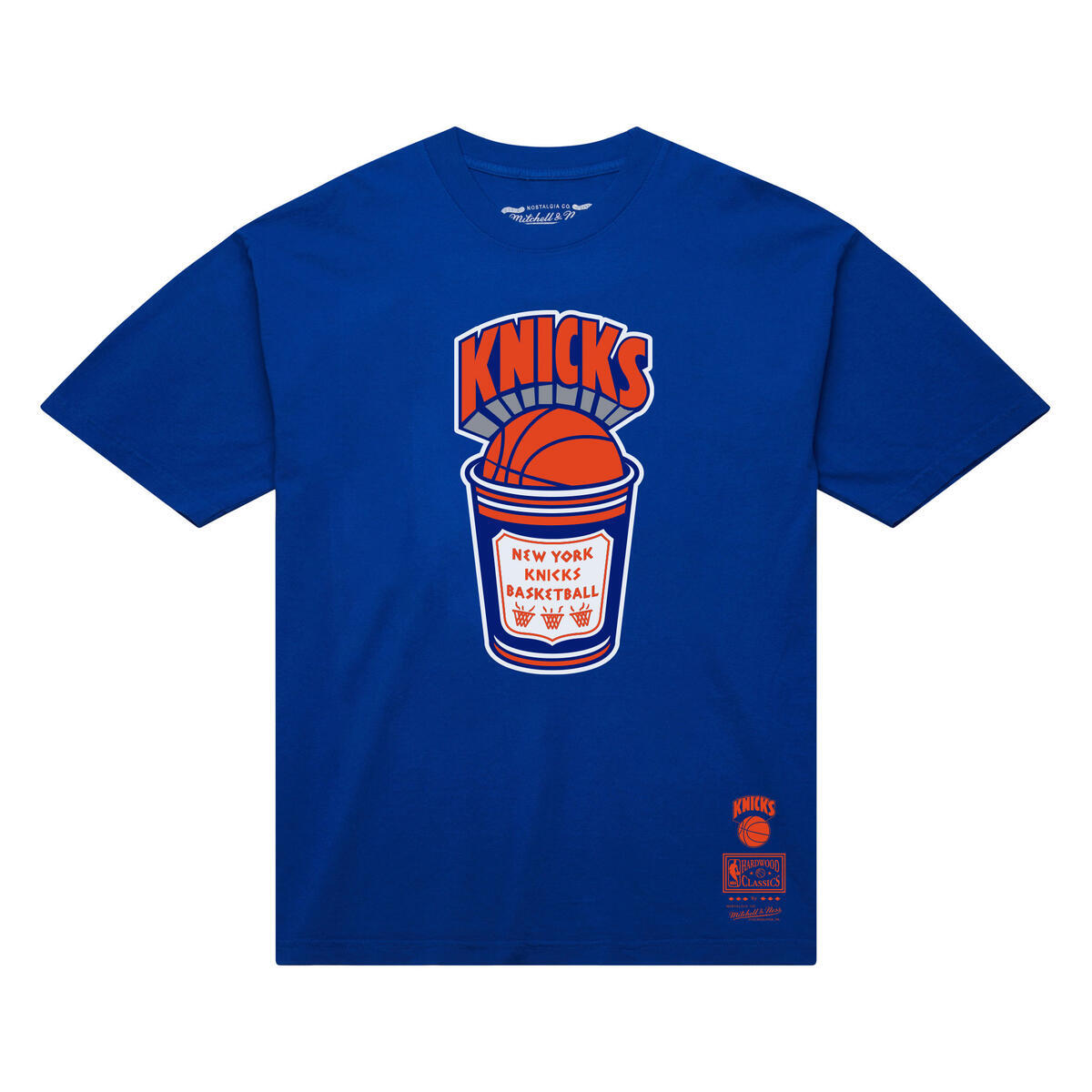 NBA COFFEE TEE NEW YORK KNICKS - Royal - Image 1