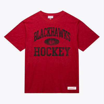 NHL POWERPLAY SS SLUB TEE BLACKHAWKS - Red - Image 1