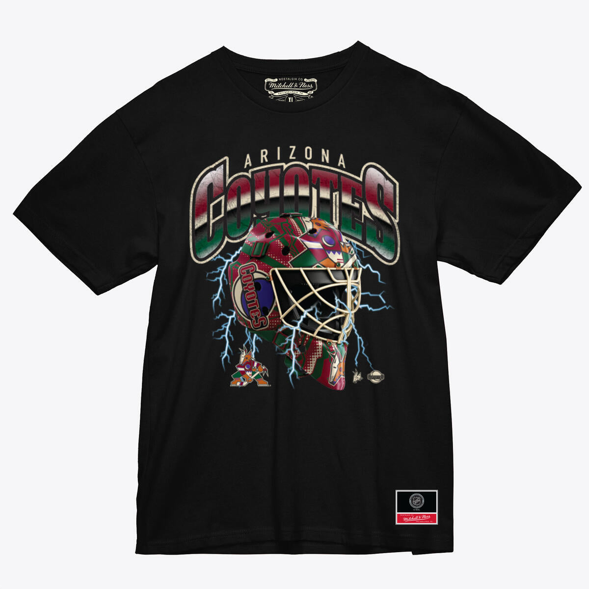 NHL CREASE LIGHTNING TEE COYOTES - Black - Image 1