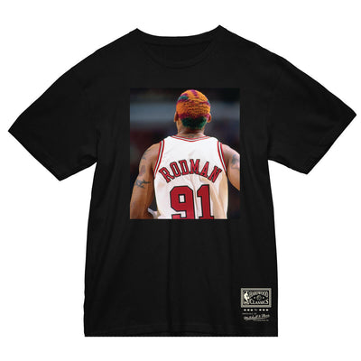 NBA TEE BULLS DENNIS RODMAN - Black - Image 1