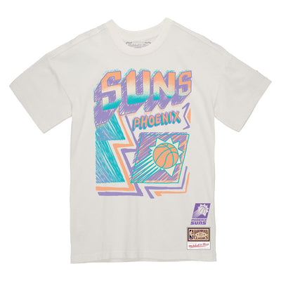 NBA SIDEWALK SKETCH TEE SUNS - Cream - Image 1