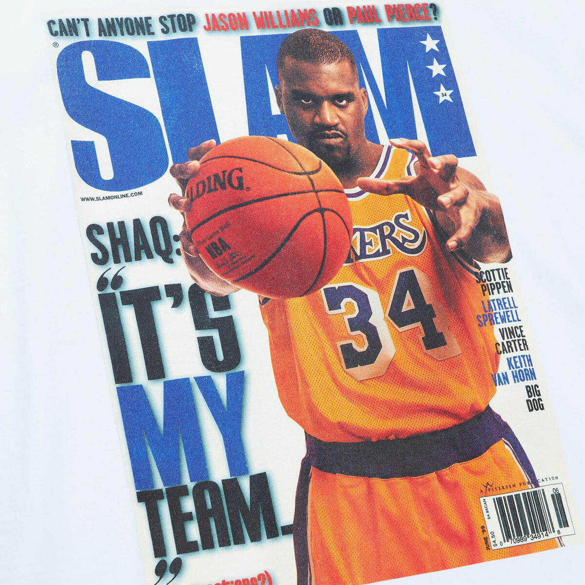 NBA SLAM COVER LAKERS SHAQUILLE O'NEAL - White - Image 4