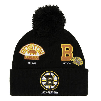 NHL TIMELINE KNIT BRUINS Black HCFK6922-BBNYYPPPBLCK - Image 1