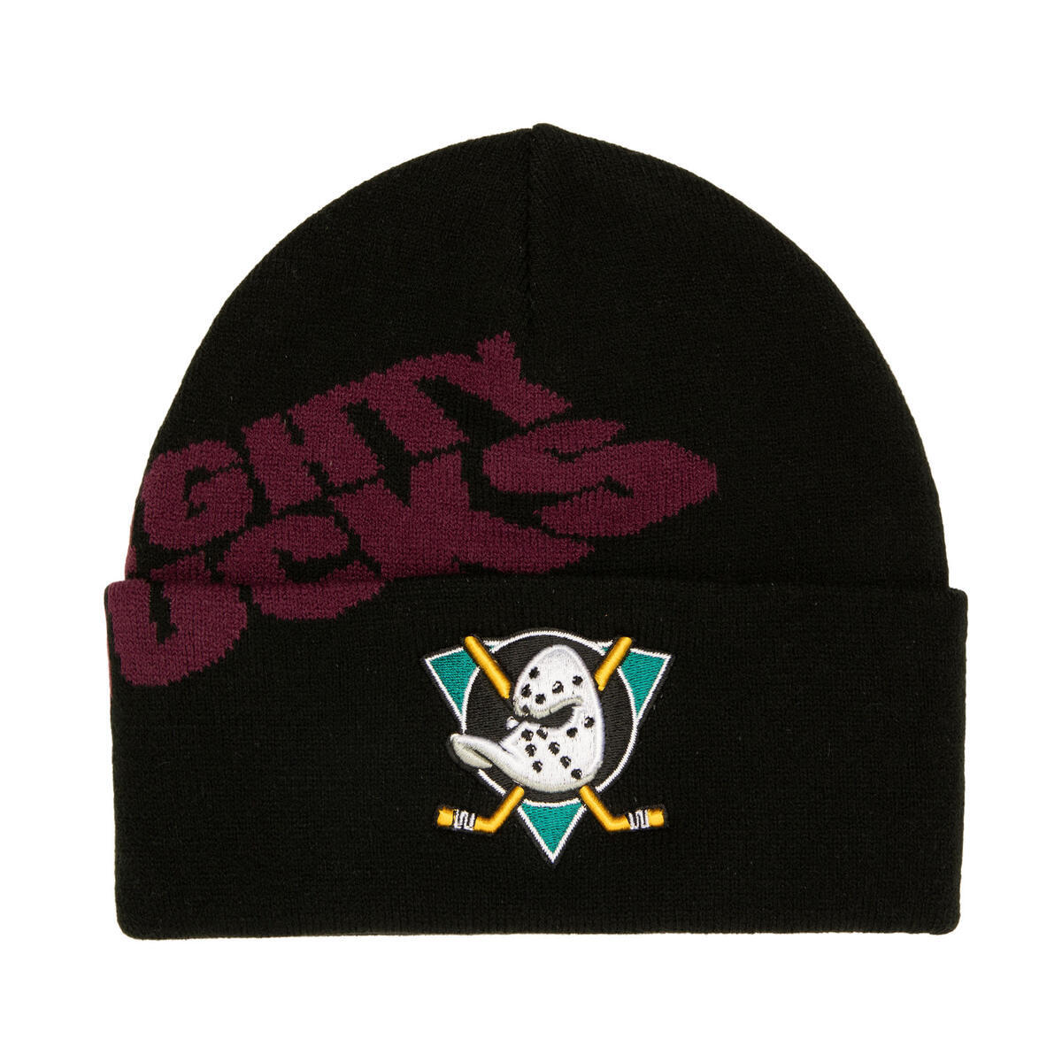 NHL CRICKET KNIT VNTG DUCKS Black HCFK7268-ADUYYPPPBLCK - Image 1