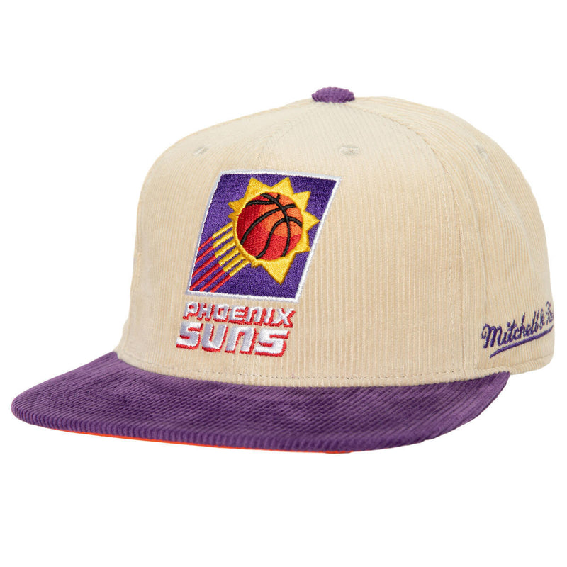NBA 2 TONE TEAM CORD FITTED HWC SUNS Off White HHSF5812-PSUYYPPPOFWH - Image 1