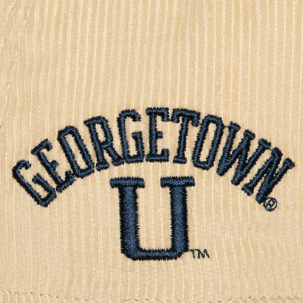 NCAA 2 TONE TEAM CORD FITTED GEORGETOWN Off White HHSF5985-GTWYYPPPOFWH - Image 3