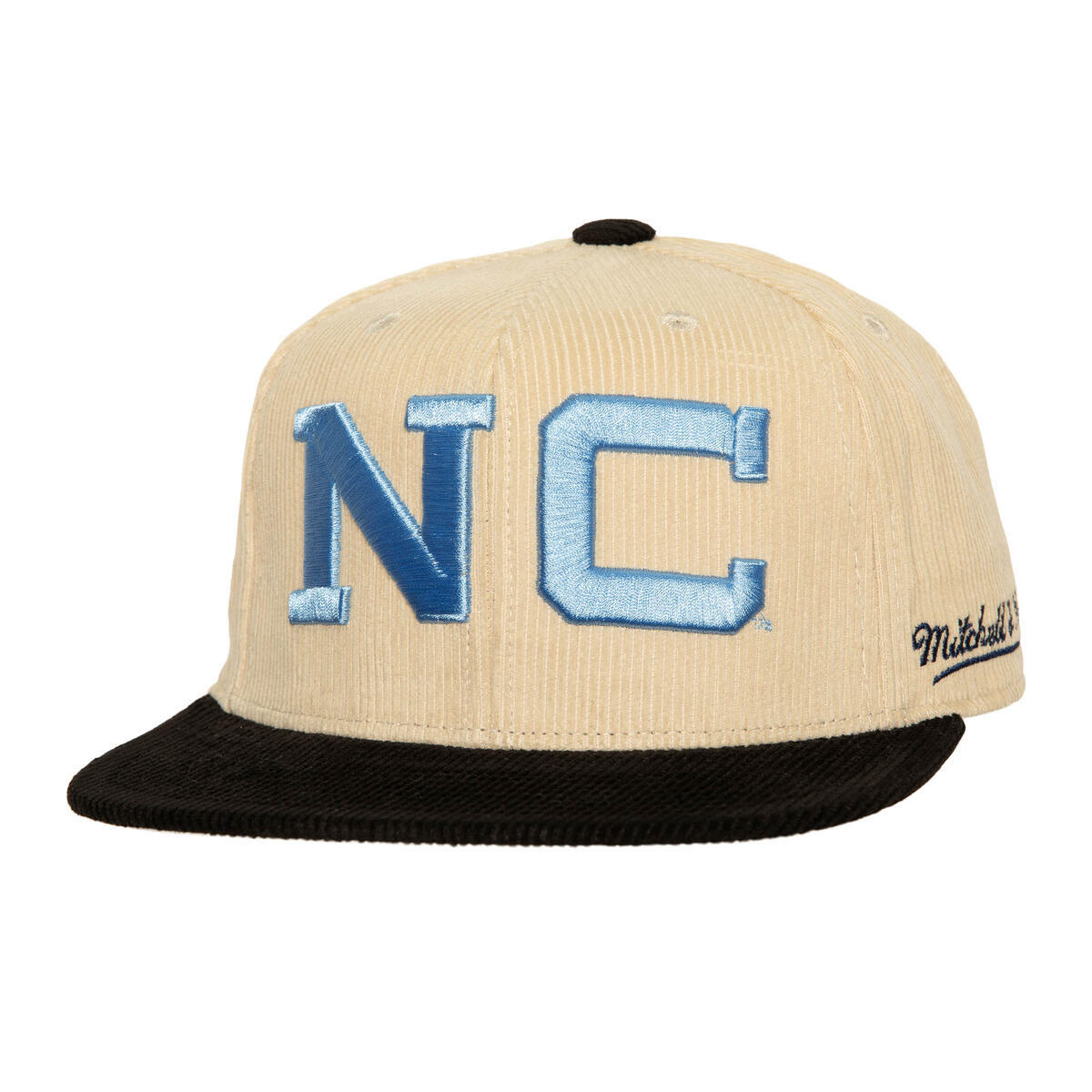 NCAA 2 TONE TEAM CORD FITTED NORTH CAROLINA Off White HHSF5985-UNCYYPPPOFWH - Image 1