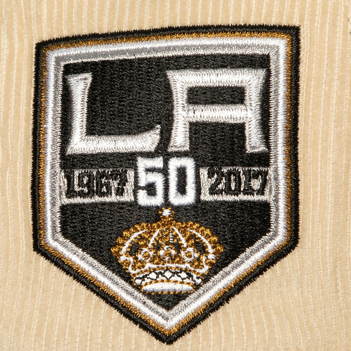 NHL 2 TONE TEAM CORD FITTED VNTG KINGS Off White HHSF5988-LAKYYPPPOFWH - Image 3