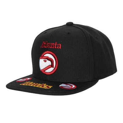 NBA FRONT LOADED SNAPBACK HWC HAWKS Black HHSS2997-AHAYYPPPBLCK - Image 1