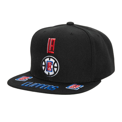 NBA FRONT LOADED SNAPBACK CLIPPERS Black HHSS2998-LACYYPPPBLCK - Image 1