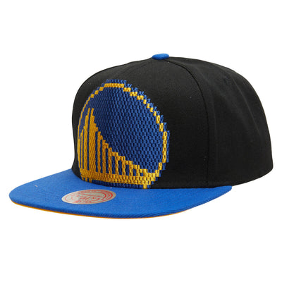 NBA 8 BIT XL SNAPBACK WARRIORS Black HHSS4784-GSWYYPPPBLCK - Image 1