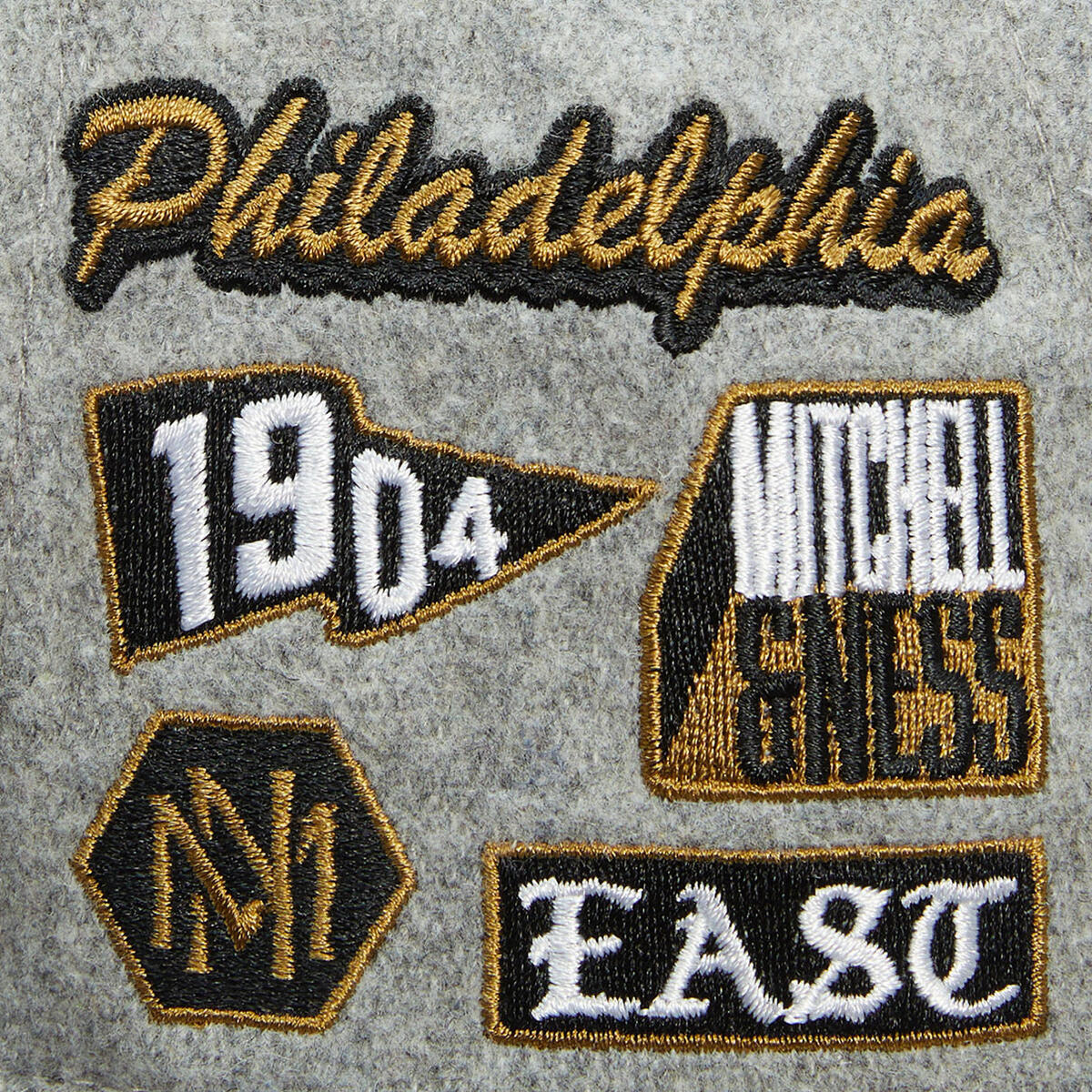 BRANDED MELTON PATCH SNAPBACK Grey HHSS5034-MNNYYPPPGREY - Image 3