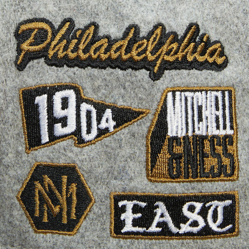 BRANDED MELTON PATCH SNAPBACK Grey HHSS5034-MNNYYPPPGREY - Image 3