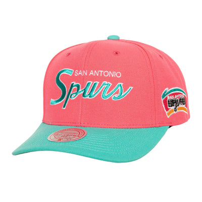 NBA TEAM SCRIPT 2.0 PRO SNAPBACK HWC SPURS Pink HHSS5132-SASYYPPPPINK - Image 1