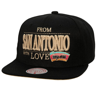 NBA WITH LOVE SNAPBACK HWC SPURS Black HHSS5467-SASYYPPPBLCK - Image 1