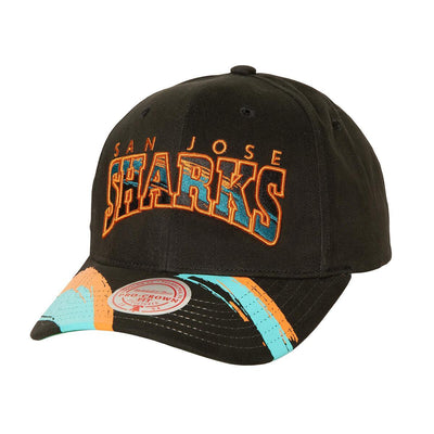 NHL BRUSHED PAST YA PRO SNAPBACK SHARKS Black HHSS5991-SJSYYPPPBLCK - Image 1