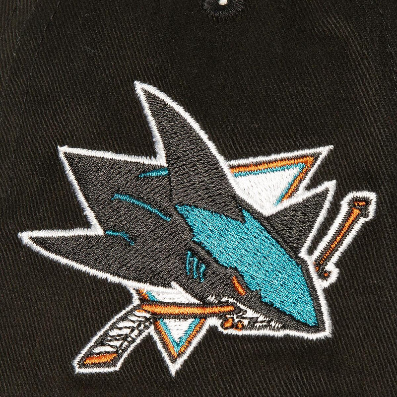 NHL BRUSHED PAST YA PRO SNAPBACK SHARKS Black HHSS5991-SJSYYPPPBLCK - Image 3