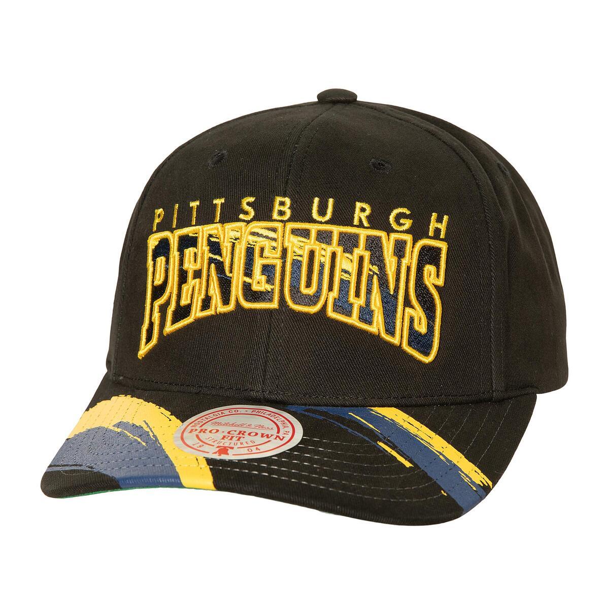 NHL BRUSHED PAST YA PRO SNAPBACK VNTG PENGUINS Black HHSS5995-PPEYYPPPBLCK - Image 1