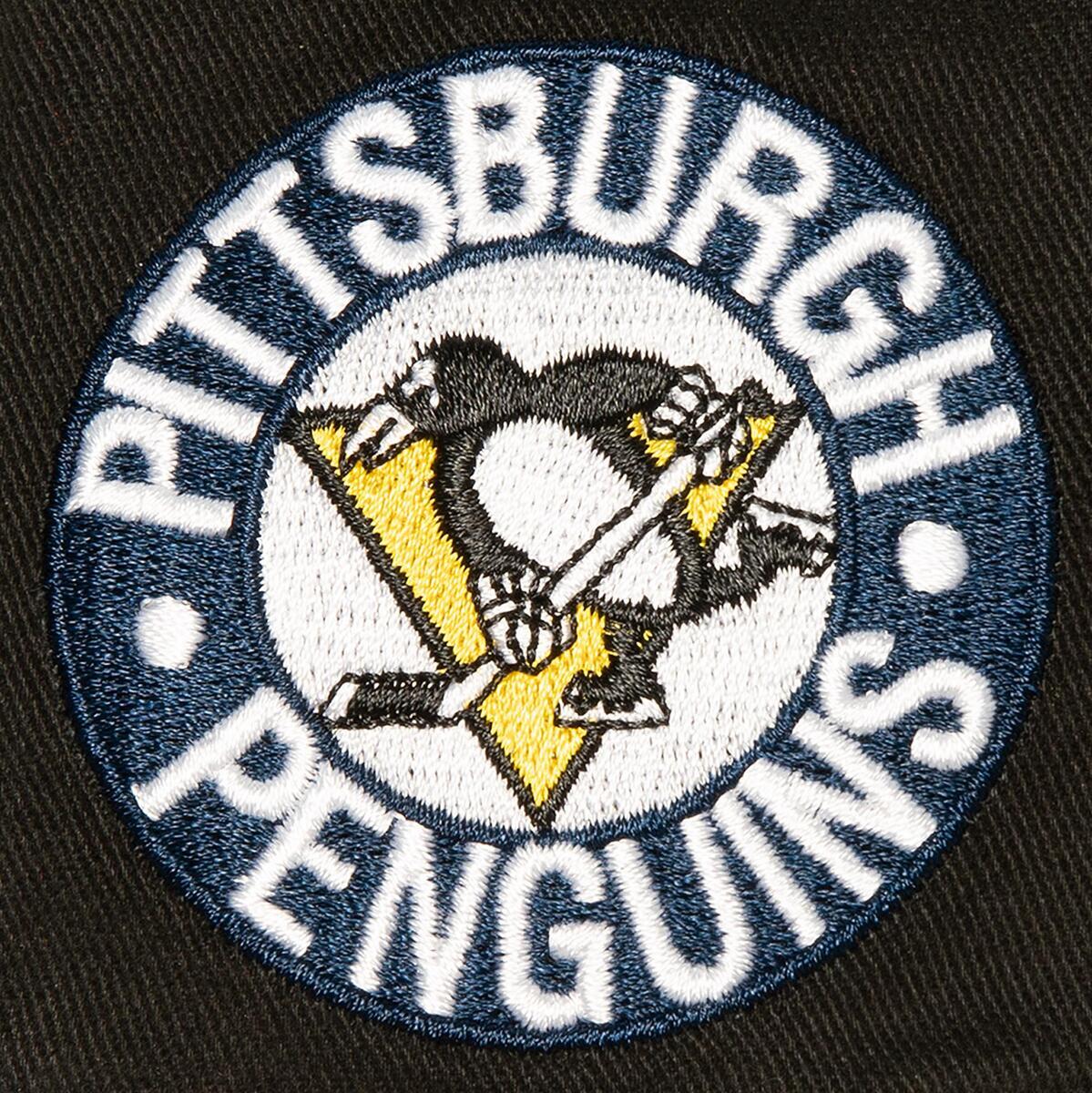 NHL BRUSHED PAST YA PRO SNAPBACK VNTG PENGUINS Black HHSS5995-PPEYYPPPBLCK - Image 3