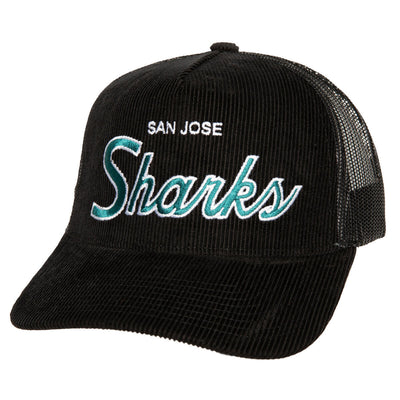 NHL TIMES UP TRUCKER SHARKS Black HHSS6005-SJSYYPPPBLCK - Image 1