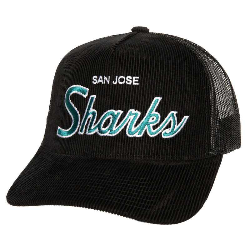 NHL TIMES UP TRUCKER SHARKS Black HHSS6005-SJSYYPPPBLCK - Image 1