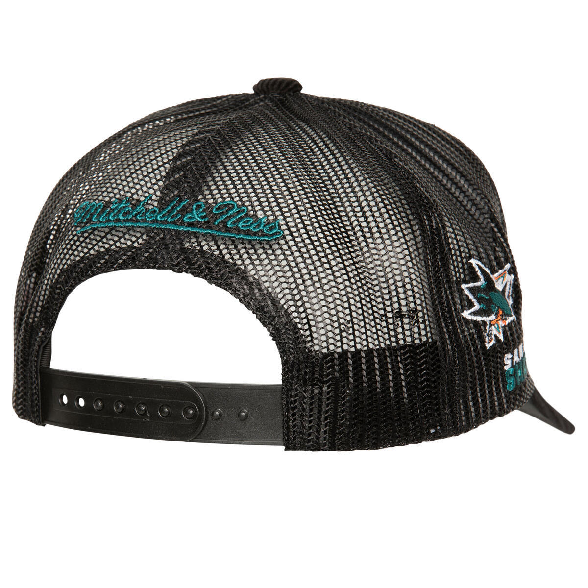 NHL TIMES UP TRUCKER SHARKS Black HHSS6005-SJSYYPPPBLCK - Image 2