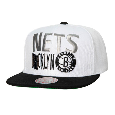 NBA TOSS UP SNAPBACK NETS White HHSS6007-BNEYYPPPWHIT - Image 1