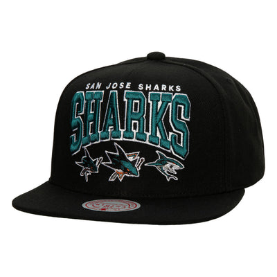 NHL CHAMP STACK SNAPBACK SHARKS - Black - Image 1