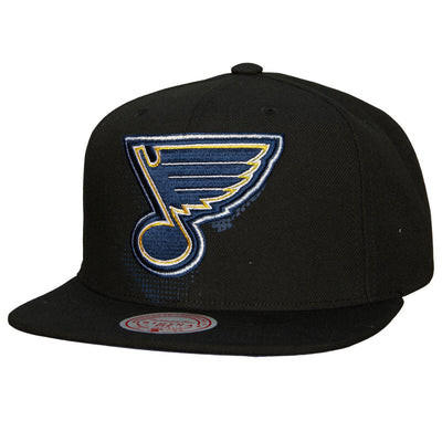 NHL BIG FACE 7.0 SNAPBACK VNTG BLUES Black HHSS6086-SLUYYPPPBLCK - Image 1