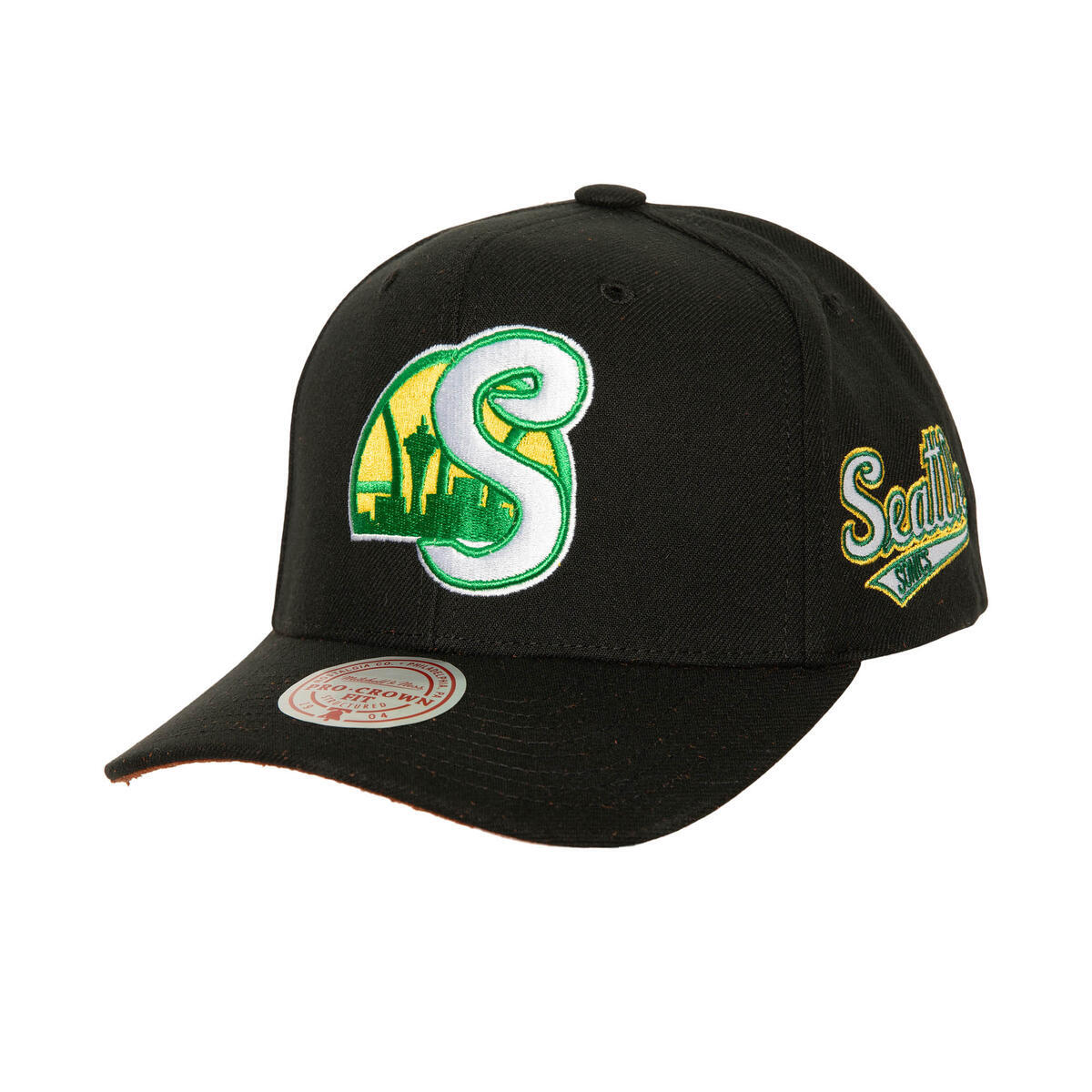 NBA ICON GRAIL PRO SNAPBACK HWC SUPERSONICS Black HHSS6278-SSUYYPPPBLCK - Image 1