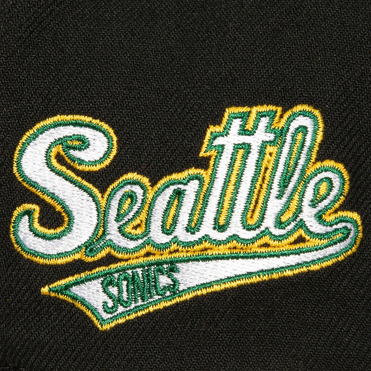 NBA ICON GRAIL PRO SNAPBACK HWC SUPERSONICS Black HHSS6278-SSUYYPPPBLCK - Image 3