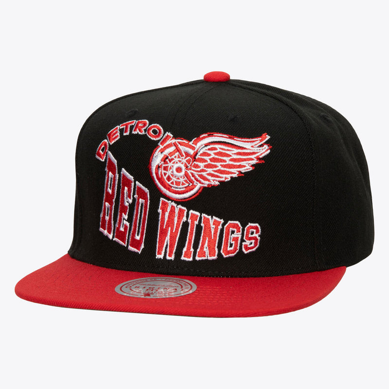 NHL CROOKED PATH SNAPBACK VNTG RED WINGS - Black - Image 1