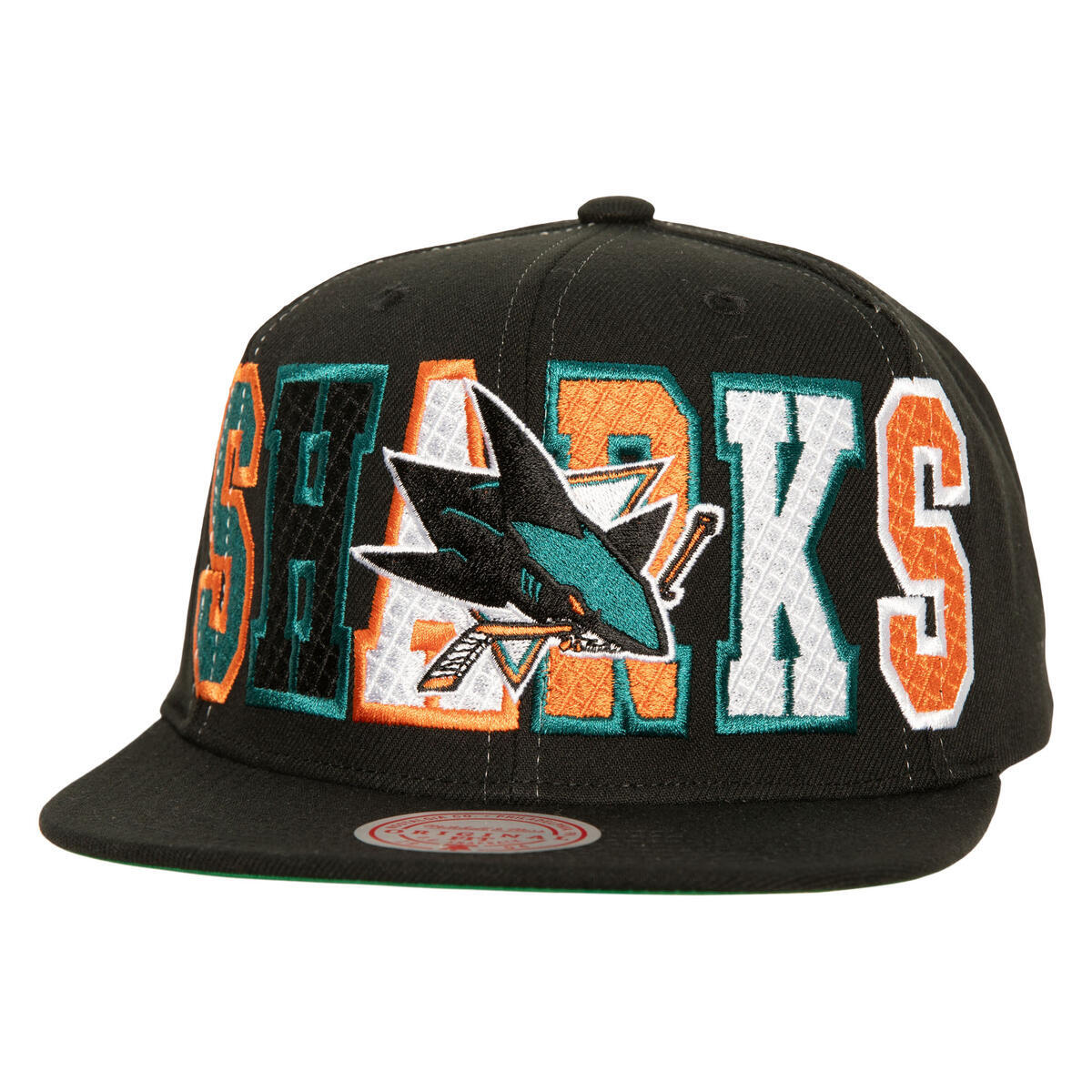 NHL VARSITY BUST SNAPBACK SHARKS Black HHSS6463-SJSYYPPPBLCK - Image 1
