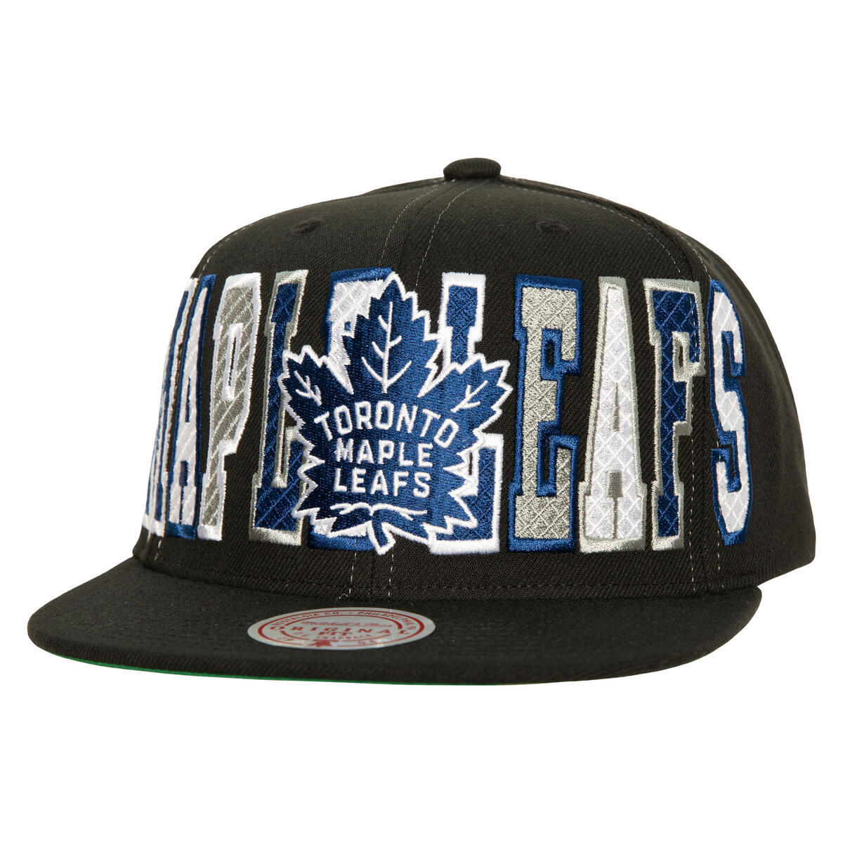 NHL VARSITY BUST SNAPBACK MAPLE LEAFS Black HHSS6463-TMLYYPPPBLCK - Image 1