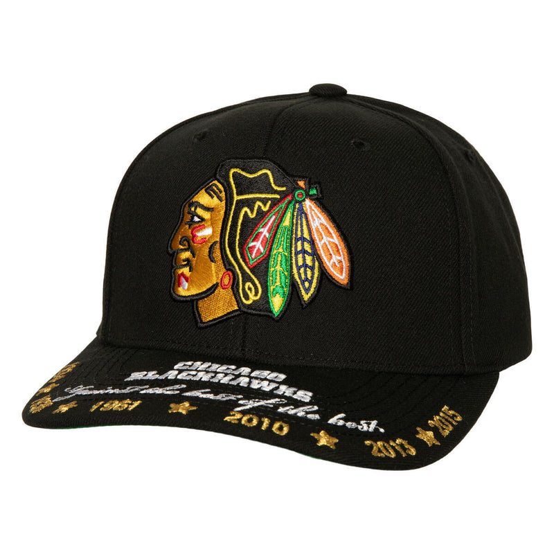 NHL AGAINST THE BEST PRO SNAPBACK BLACKHAWKS Black HHSS6564-CBHYYPPPBLCK - Image 1