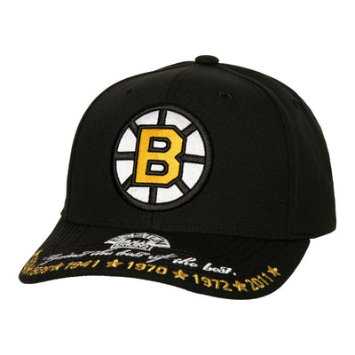 NHL AGAINST THE BEST PRO SNAPBACK VNTG BRUINS Black HHSS6565-BBNYYPPPBLCK - Image 1