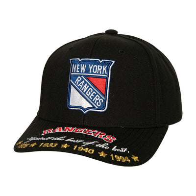 NHL AGAINST THE BEST PRO SNAPBACK VNTG RANGERS Black HHSS6565-NYAYYPPPBLCK - Image 1