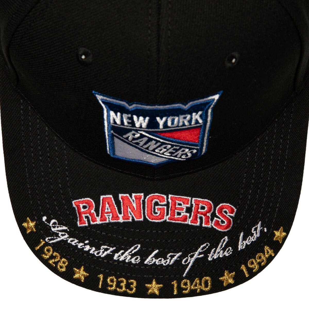 NHL AGAINST THE BEST PRO SNAPBACK VNTG RANGERS Black HHSS6565-NYAYYPPPBLCK - Image 3