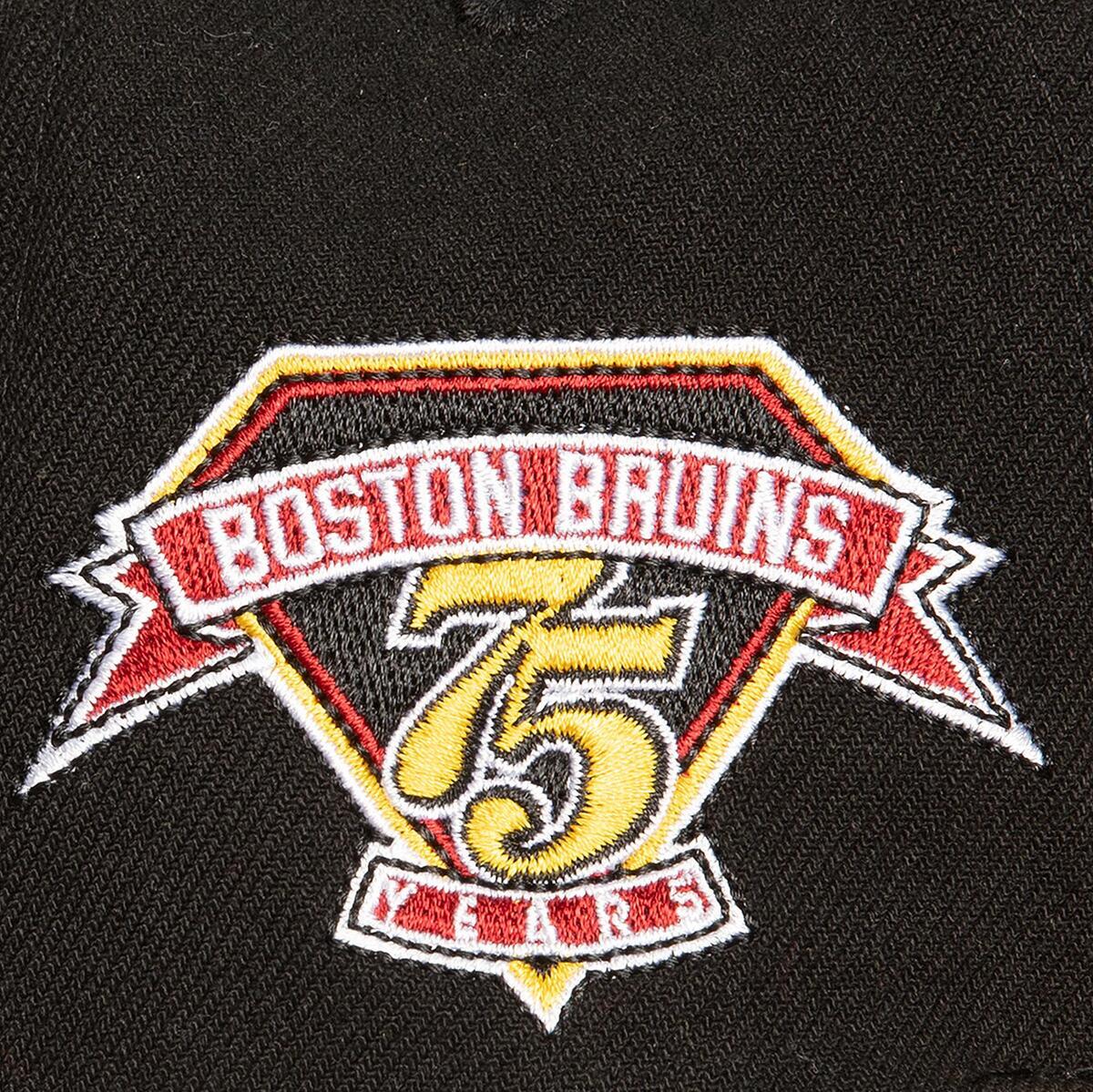 NHL 75TH SNAPBACK BRUINS Black HHSS6916-BBNYYPPPBLCK - Image 3