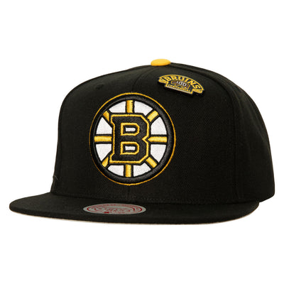 NHL 100TH SNAPBACK BRUINS Black HHSS6918-BBNYYPPPBLCK - Image 1
