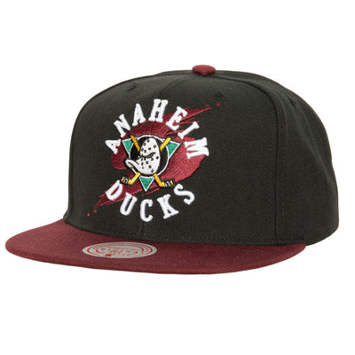 NHL CIRCLE SPLASH SNAPBACK VNTG DUCKS Black HHSS7230-ADUYYPPPBLCK - Image 1