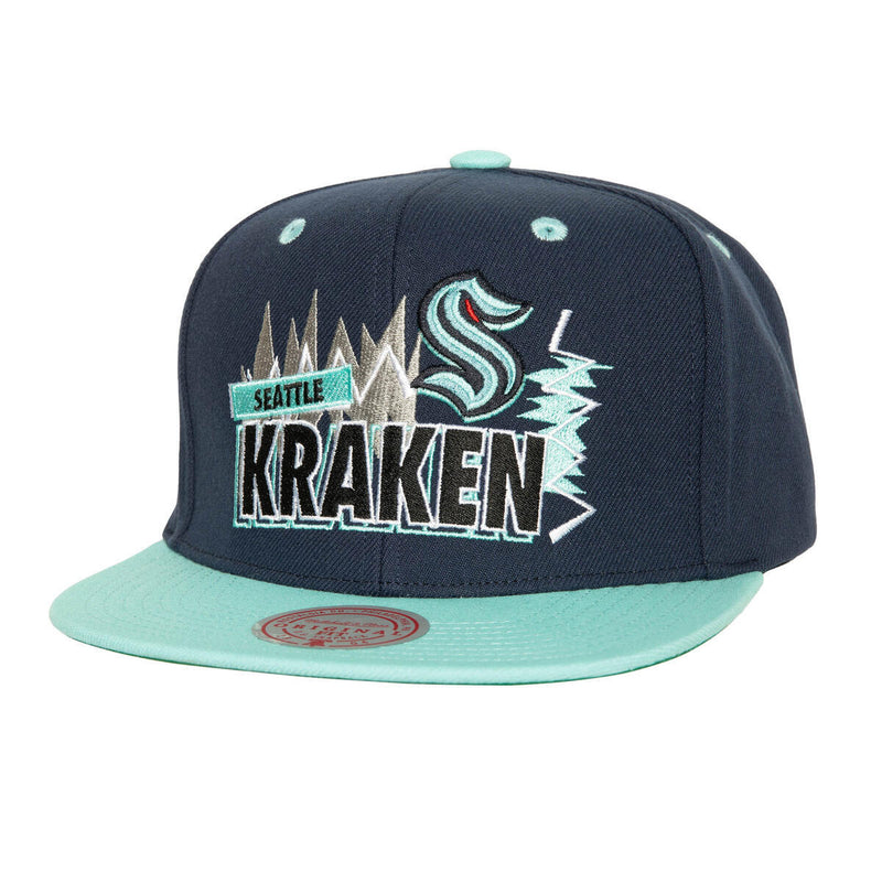 NHL BUZZ SNAPBACK KRAKEN Navy HHSS7240-SKRYYPPPNAVY - Image 1