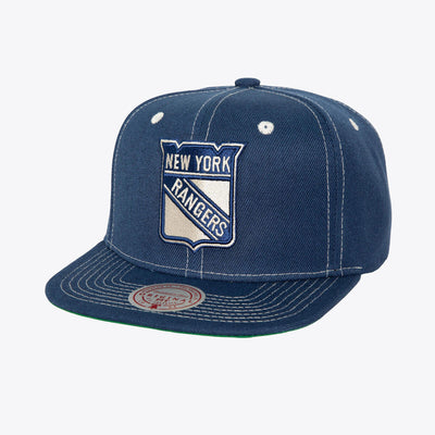 NHL CONTRAST NATURAL SNAPBACK VNTG RANGERS Blue HHSS7349-NYAYYPPPBLUE - Image 1