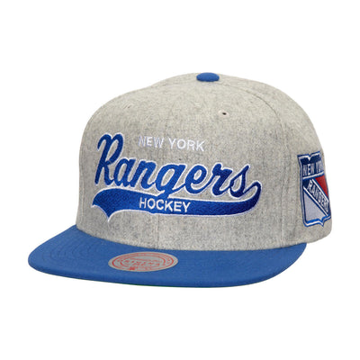 NHL TAILSWEEP 2.0 MELTON SNAPBACK RANGERS Grey HHSS7432-NYAYYPPPGREY - Image 1