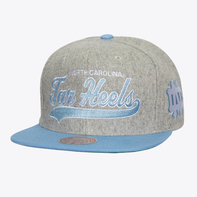 NCAA TAILSWEEP 2.0 MELTON SNAPBACK V NORTH CAROLINA Grey HHSS7437-UNCYYPPPGREY - Image 1