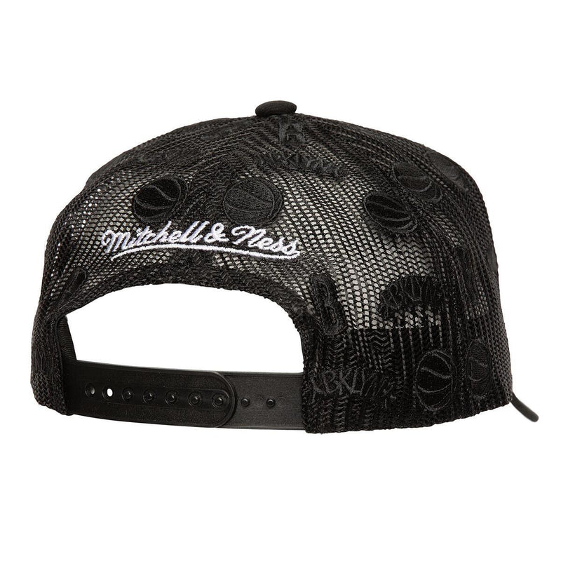 NBA MONOGRAM TRUCKER NETS Black HHSS7632-BNEYYPPPBLCK - Image 2